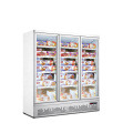 Freezer refrigerated display cabinet supermarket, refrigerator beverage cabinet vertical commercial beer single and double